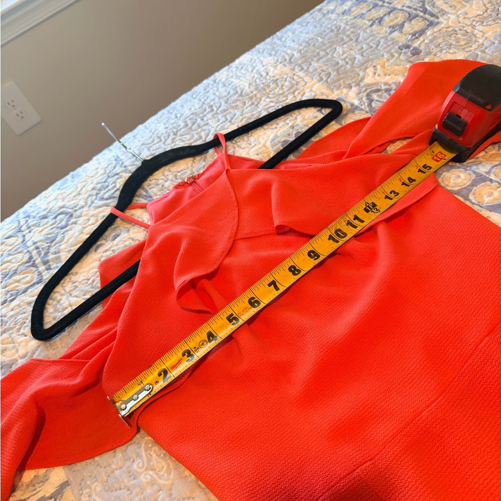 Maggy‎ London Coral Dress | Size 0 | Like New - Picture 11 of 12